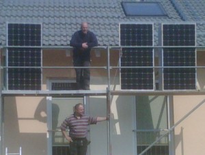Solar panels, ready to mount